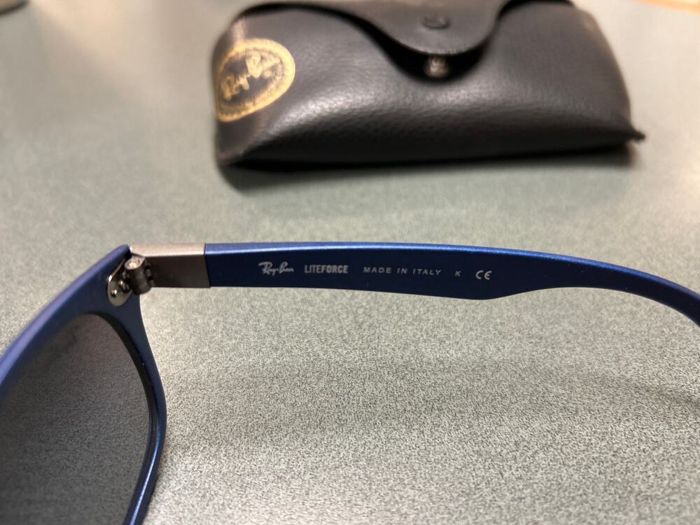 Ray-Ban RB4207 LiteForce Matte Navy Blue Sunglasses w/ Case